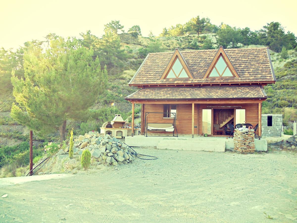 Agros Timber Log House Villa Kültér fotó