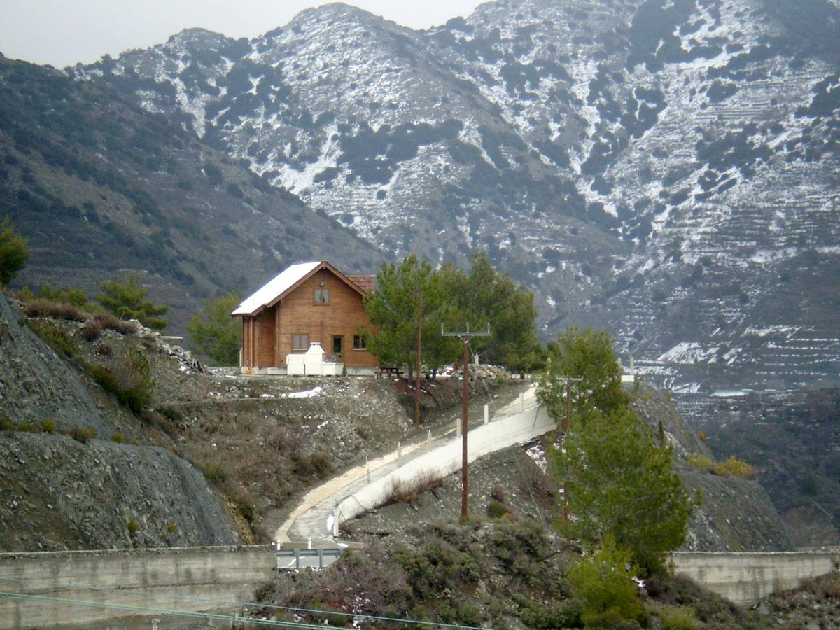 Agros Timber Log House Villa Kültér fotó