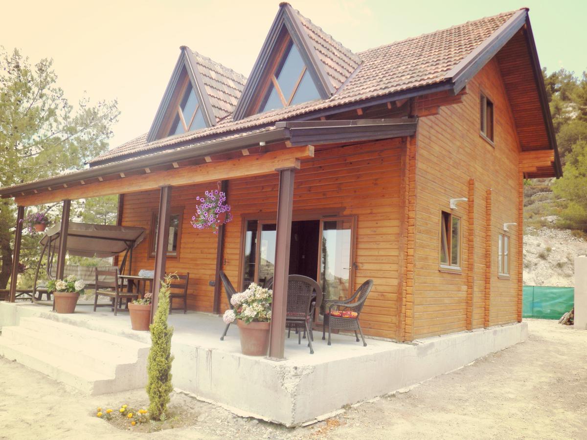 Agros Timber Log House Villa Kültér fotó
