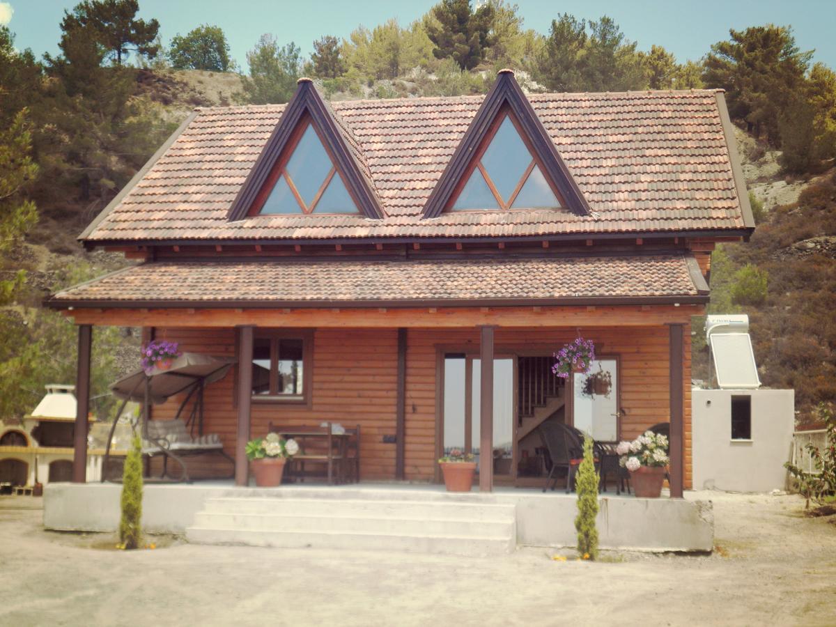 Agros Timber Log House Villa Kültér fotó