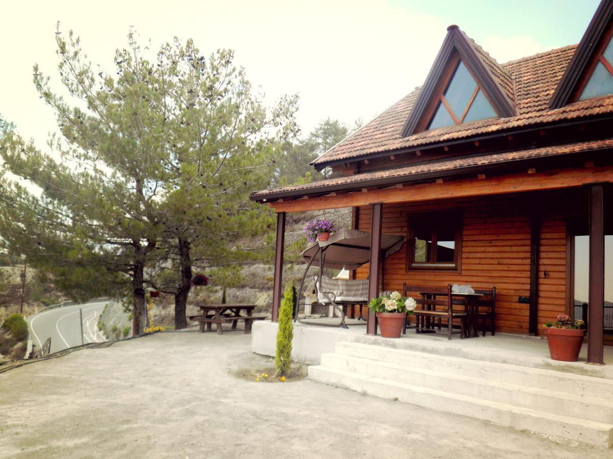 Agros Timber Log House Villa Kültér fotó
