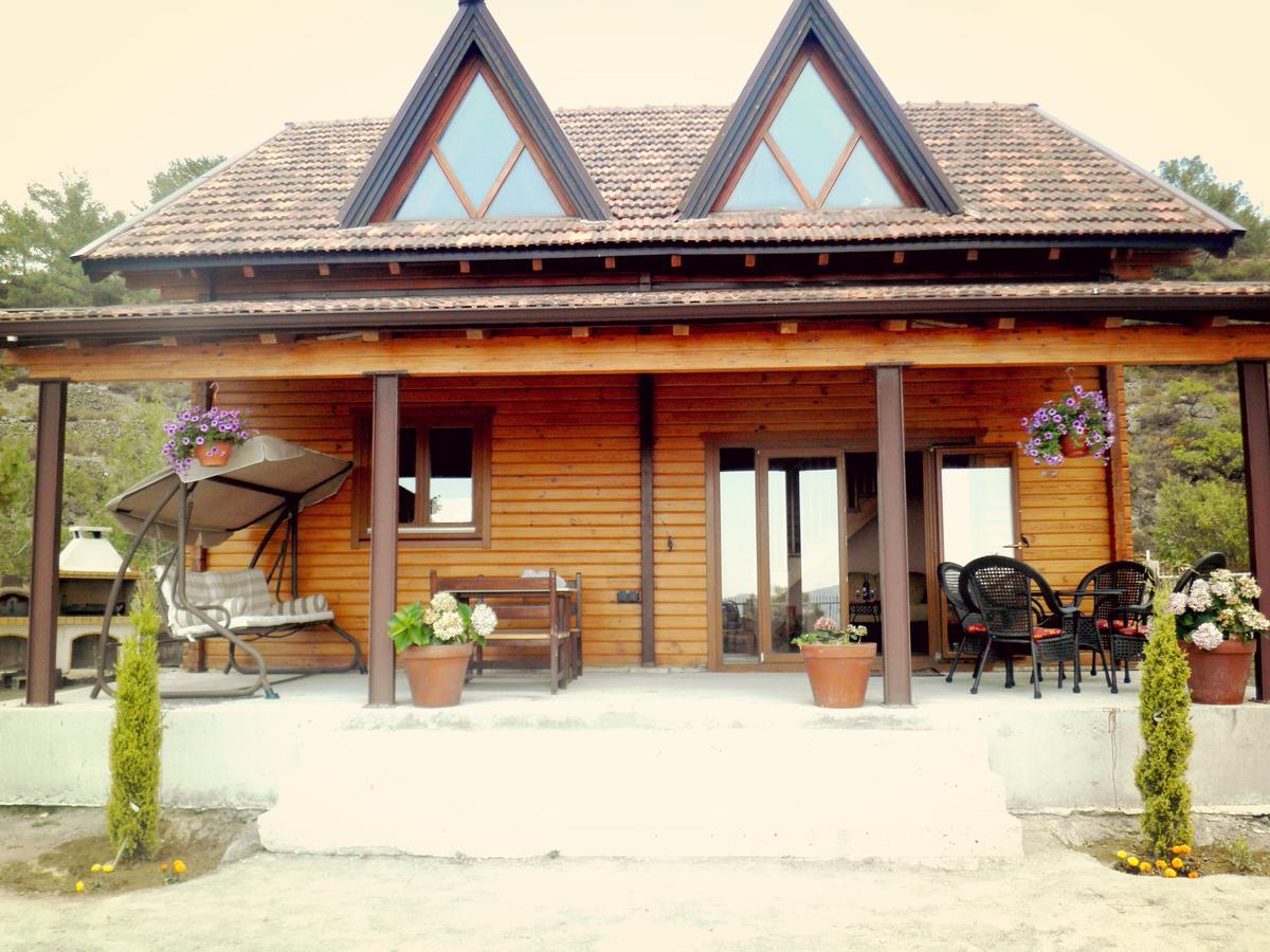 Agros Timber Log House Villa Kültér fotó
